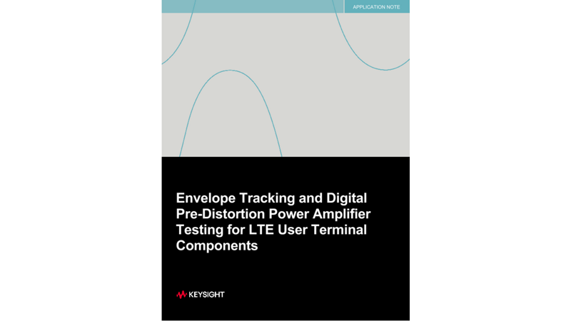 Envelope Tracking and DPD Power Amplifier Testing